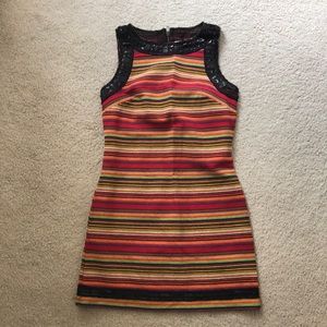 Free People Aztec Print Mini Shift Dress